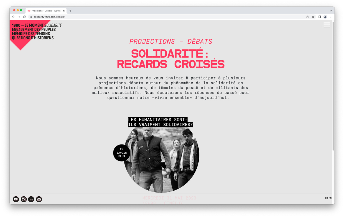 1980 - LE MOMENT SOLIDARITE...